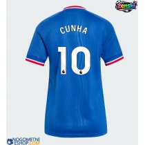 Ženski Nogometni dresi Manchester United Matheus Cunha #10 Gostujoči 2026-27 Kratek Rokav